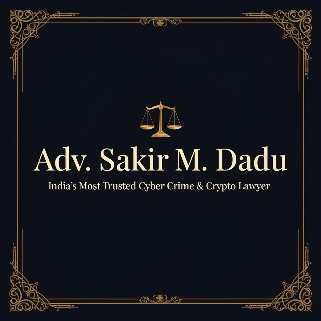 Adv. Sakir Dadu | Best Cyber Crime & Crypto Lawyer India
